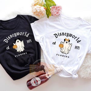 Disneyworld Halloween Shirt, Mickey Ghost Shirt, Mickey Halloween Shirt, Halloween Couple Shirt, Minnie Halloween Shirt, Disney Couple Shirt