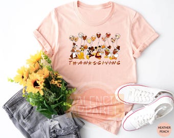 Disney Thanksgiving Shirt, Halloween Mickey Shirt, Disney Shirt, Thankful Shirt, Fall Shirt, Pumpkin Shirt, Turkey Shirt, Disney Characters