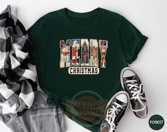 Merry Christmas Shirt, Cute Christmas Shirt, Santa Claus Shirt, Trendy Christmas Shirt, Gift For Christmas,Christmas Party Shirt,Santa Shirt