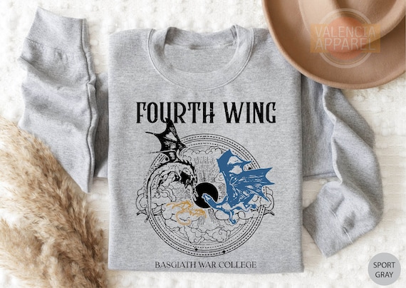 Fourth Wings Sweatshirt, Basgiath War College, Basgiath Shirt, Book Lover Sweatshirt, Fourth Wing Shirt, Iron Flame Shirt, Book Lover Gift