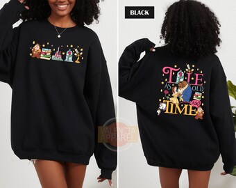 Tale As Old As Time Sweatshirt, Disney Sweatshirt, Beauty And The Beast Sweatshirt, Disneyland Sweater, Front And Back Shirt, Disney Gifts