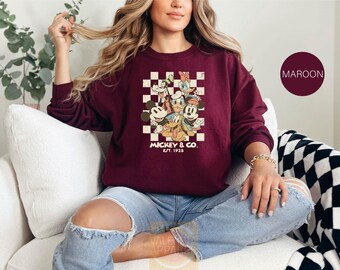 Mickey And Co Sweatshirt, Disney Sweater, Disneyland Sweasthirt, Mickey Sweatshirt, Mickey And Friends Family Shirt, Disney Trip Shirt