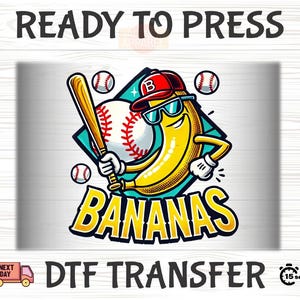 a picture of a banana with a baseball bat