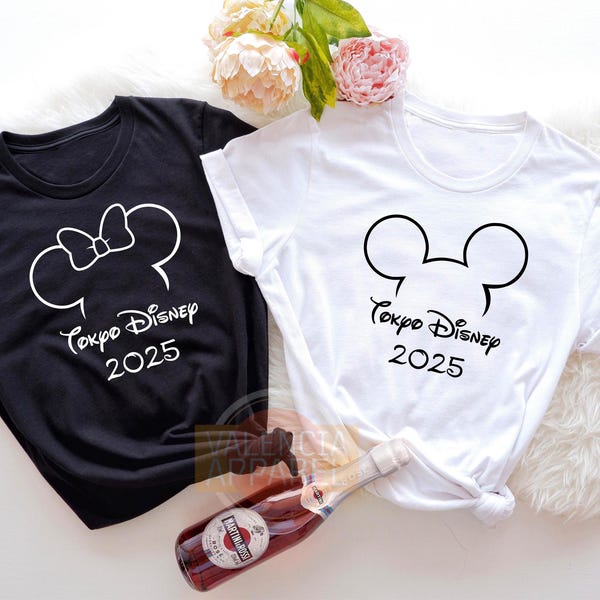 Tokyo Disney 2025 Shirt, Disney Trip Shirt, Mickey Shirt, Minnie Shirt, Family Vacation, Disneyland Shirt, Disneyworld Shirt, Disney Gift