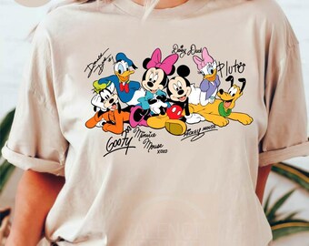 Mickey And Friends Shirt, Mickey Shirt, Disney Characters Shirt, Disneyland Trip Shirt, Daisy Shirt, Disneyworld Shirt, Gift For Disney
