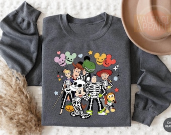 Toy Story Sweatshirt, Disney Halloween Sweatshirt, Toy Story Halloween, Mickey Halloween Shirt, Halloween Crewneck, Disneyland Sweatshirt