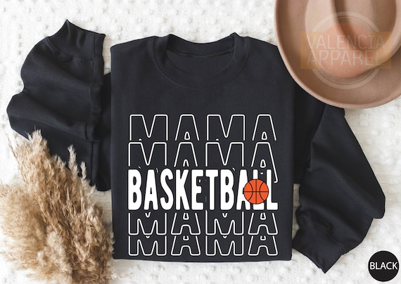 Mama Basketball Sweatshirt,Mom Basketball Shirt,Game Day Sweatshirt,Basketball Gift,Long Sleeve Shirt,Basketball Tshirt, Basketball Game Day