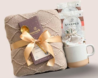 Sending Healing Vibes Care Package for Her, Sympathy Gift, Sending Love and Hugs, Get Well Soon, Gift for Best Friend, Tea and Mug Gift Box