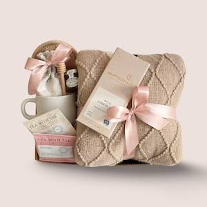 Unique Care Package for Her, Self Care Gift Box for Women,  Hygge Gift Basket for Her, Get Well Care Package for Women, Cozy Fall Present