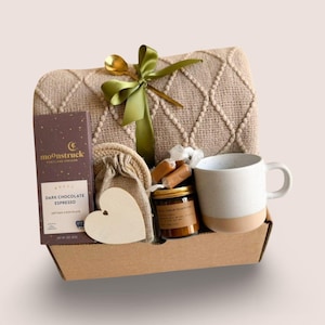 Care Package Friend Sister Gift Box Sending Hugs Love Women Get Well Soon Gift Basket Motivational Cheer Up Tea and Mug Sympathy Gift Bundle