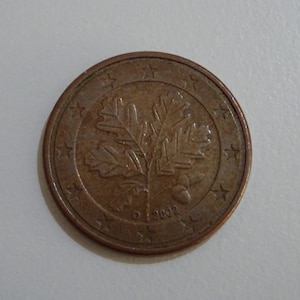 Moneda 5 centimos Alemania 2002 letra D