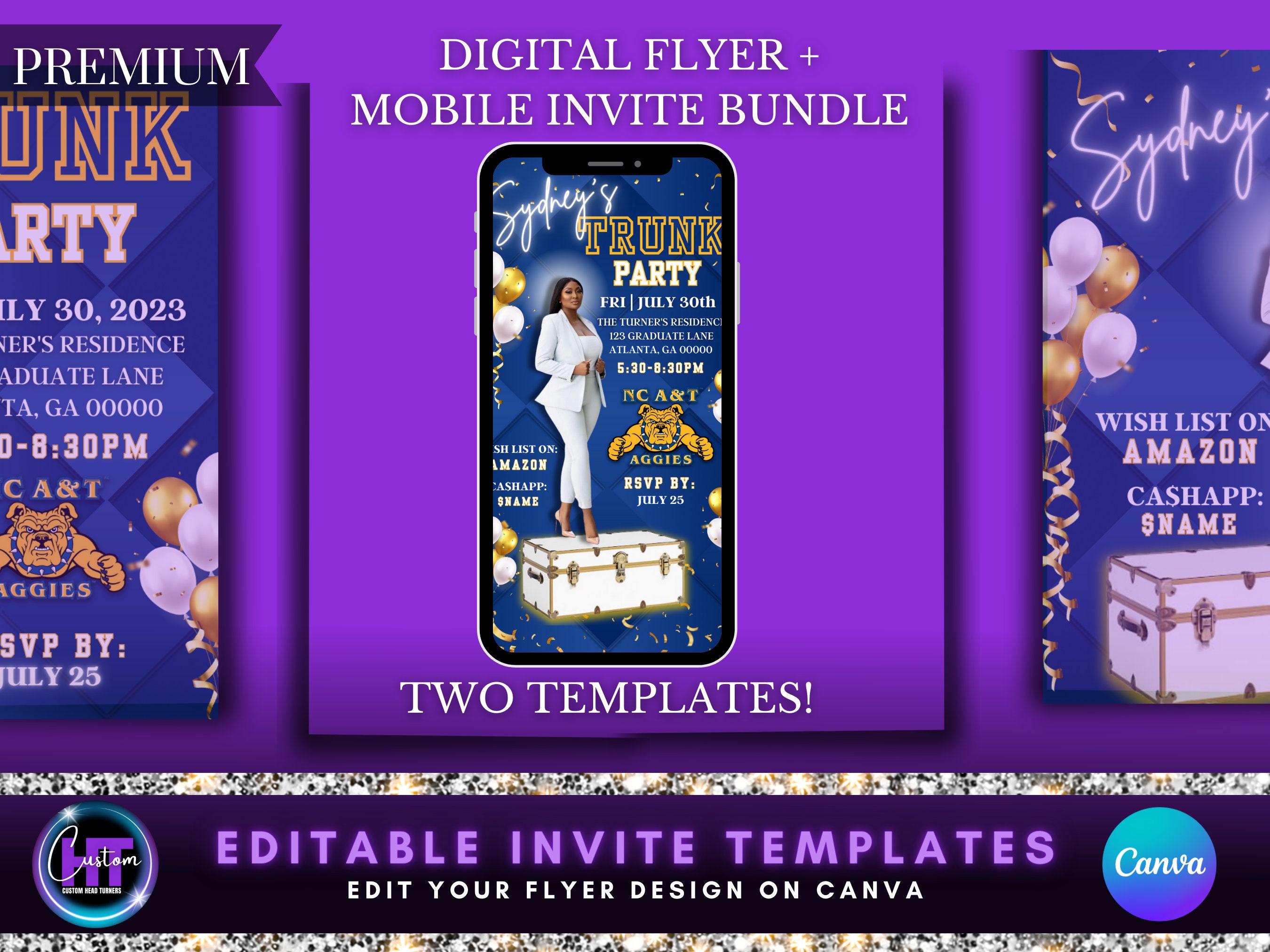 Trunk Party DIY Canva Flyer Template Premade Flyer Social Media Flyer trunk-party-diy-canva-flyer-template-premade-flyer-social-media-flyer