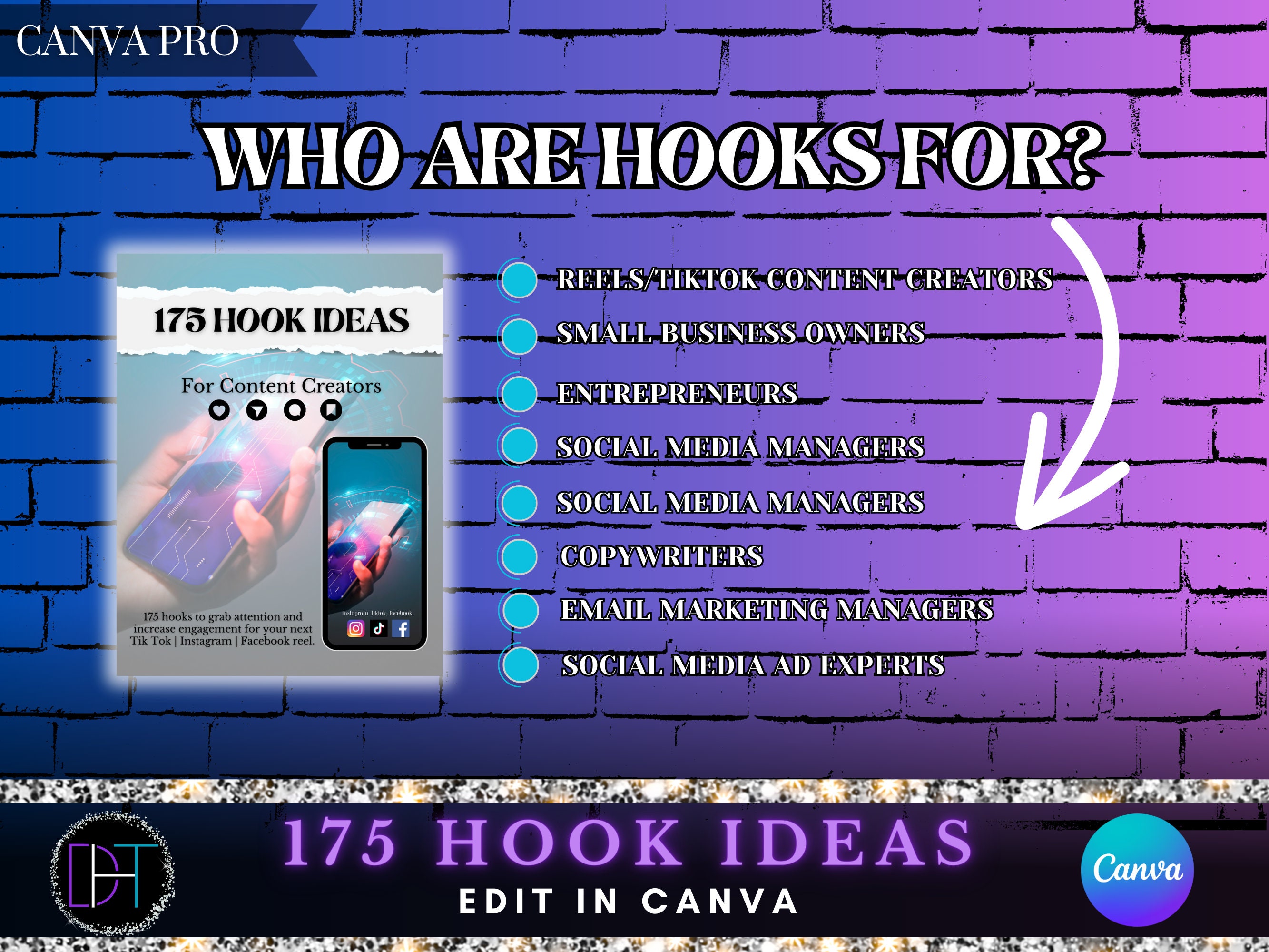 175 Hook Ideas for Social Media, Tiktok Hooks, Instagram Hooks