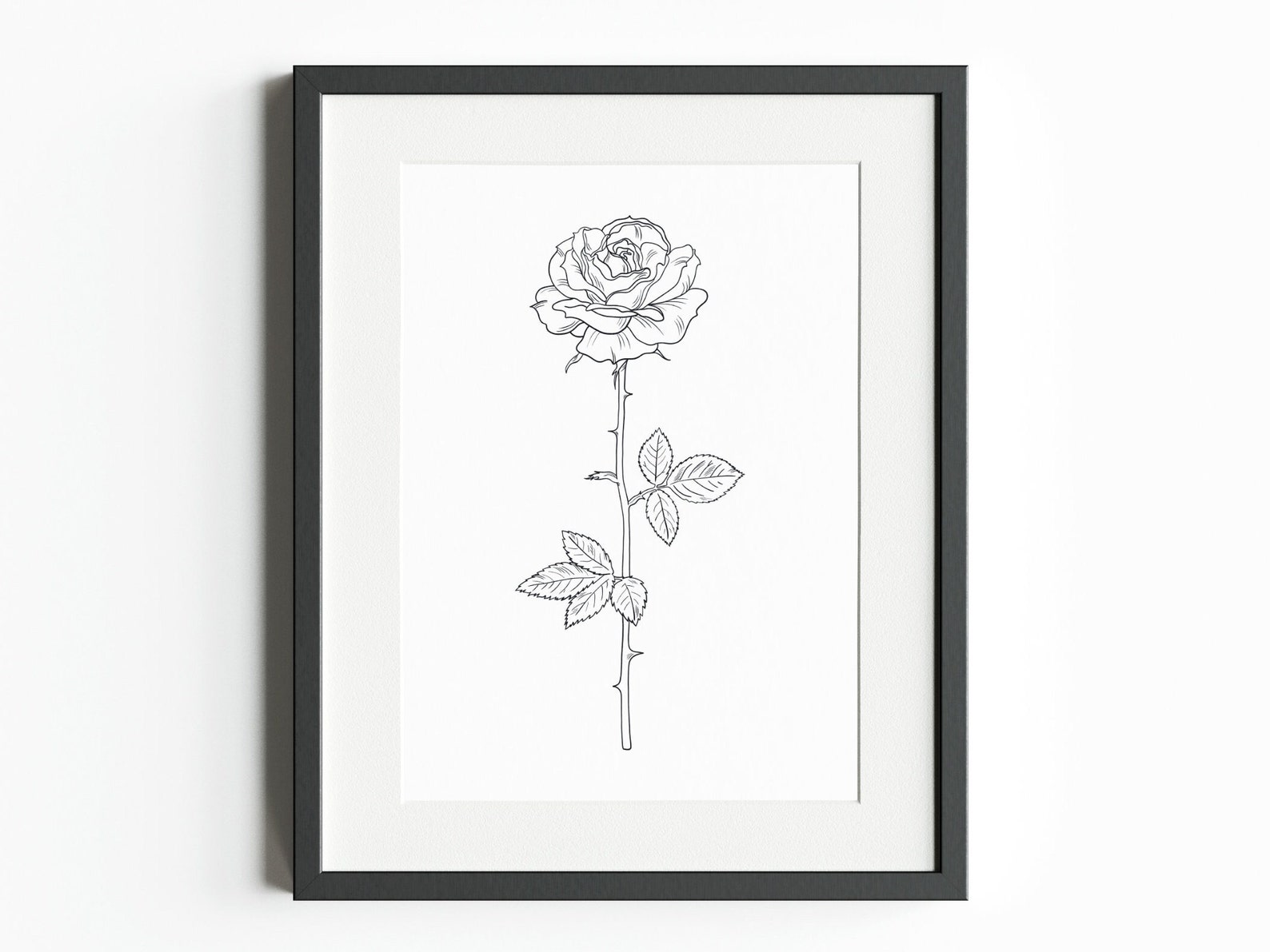 June Birth Month Flower (rose) – INSTANT DIGITAL DOWNLOAD, Birth Flower ...