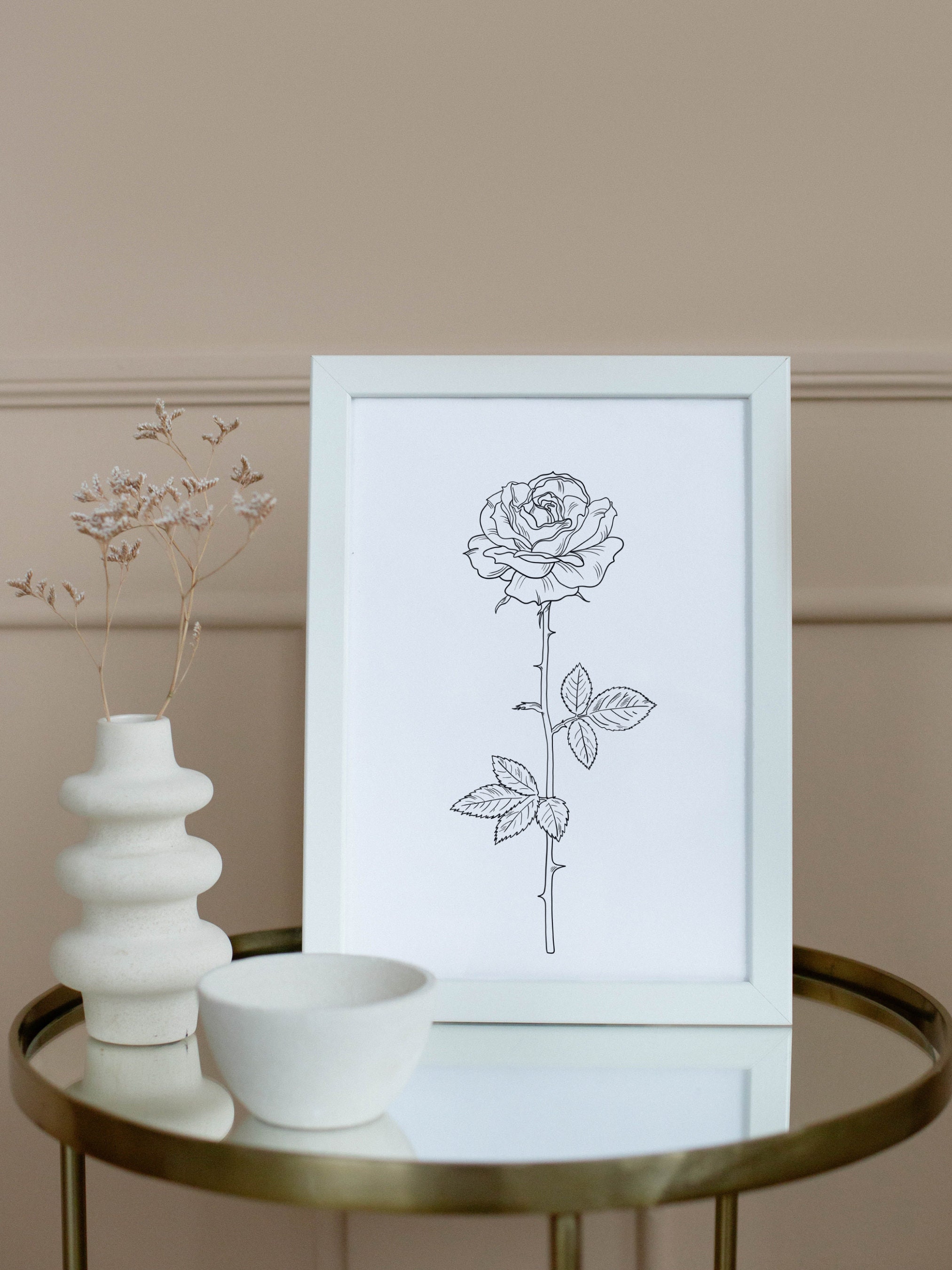 June Birth Month Flower rose INSTANT DIGITAL DOWNLOAD, Birth Flower ...