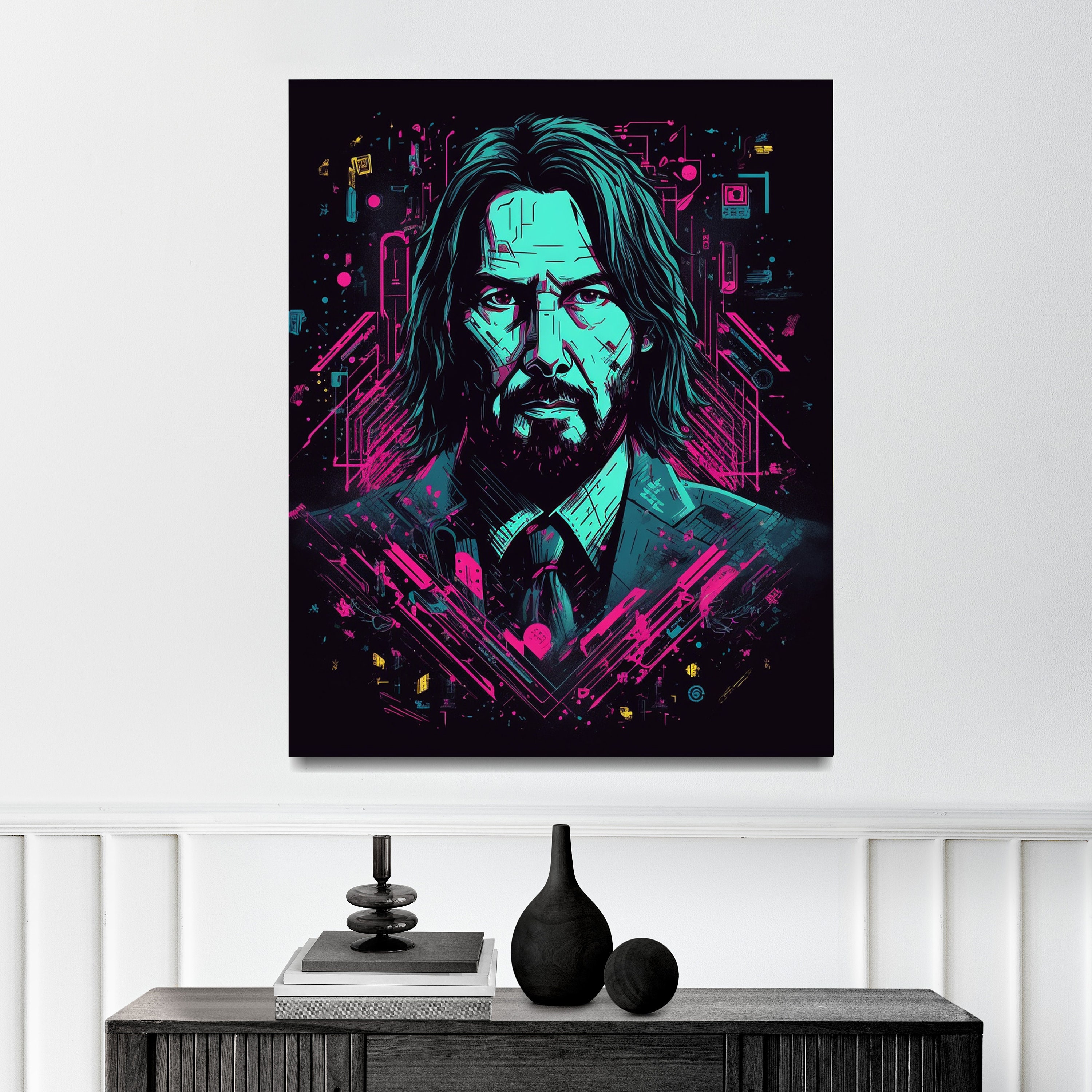 John Wick Wall Art Etsy
