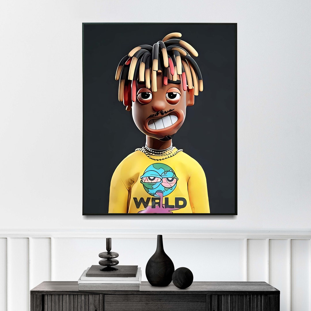 Juice Wrld Wall Art Etsy