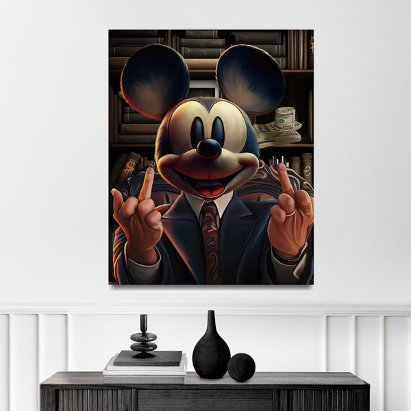 Motivating Mickey Mouse | Leinwand