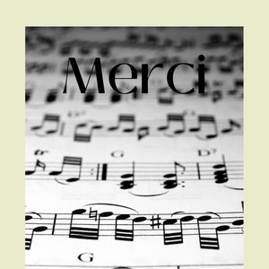 Thank You Merci Danke Cards Instant Digital Download