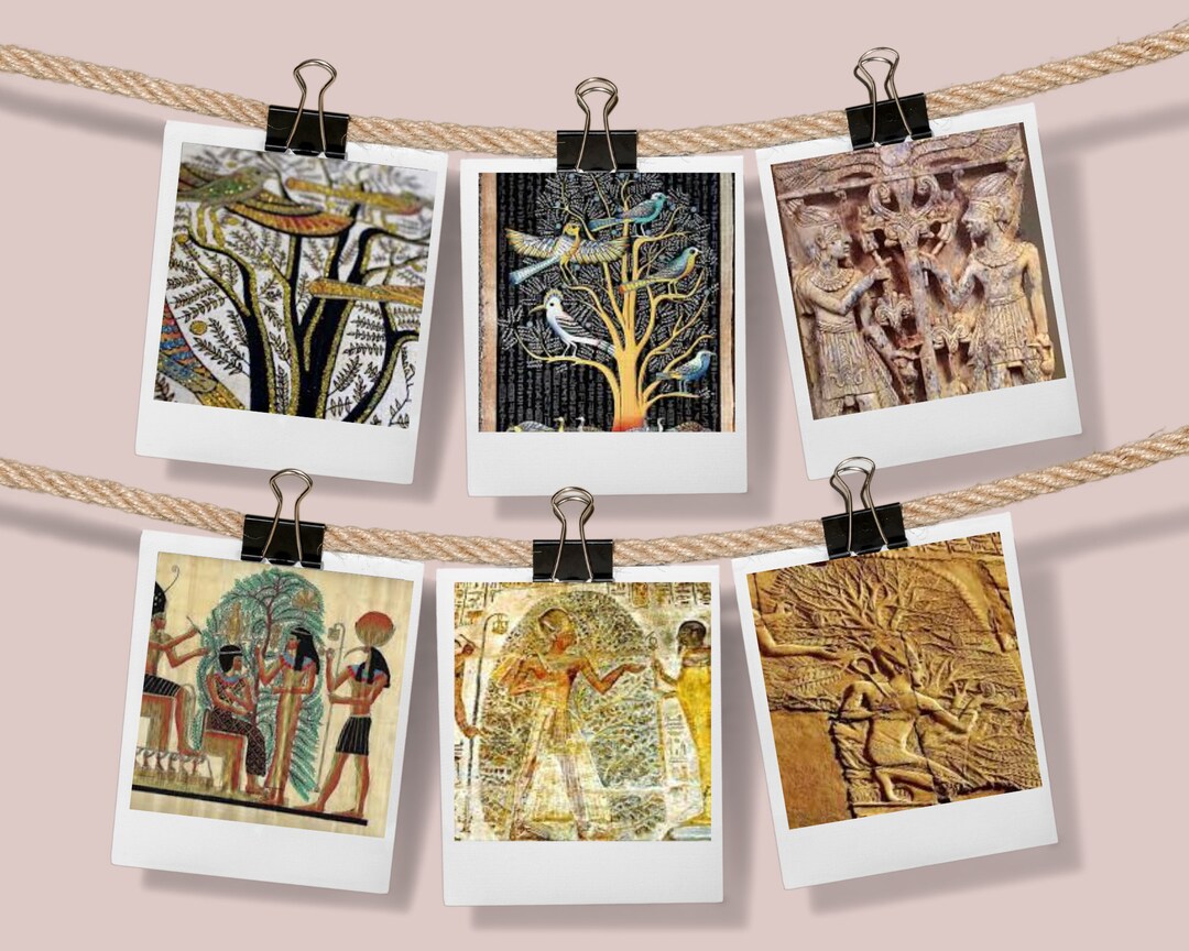 Ancient Egyptian Tree of Life Collage Instant Digital Download Etsy