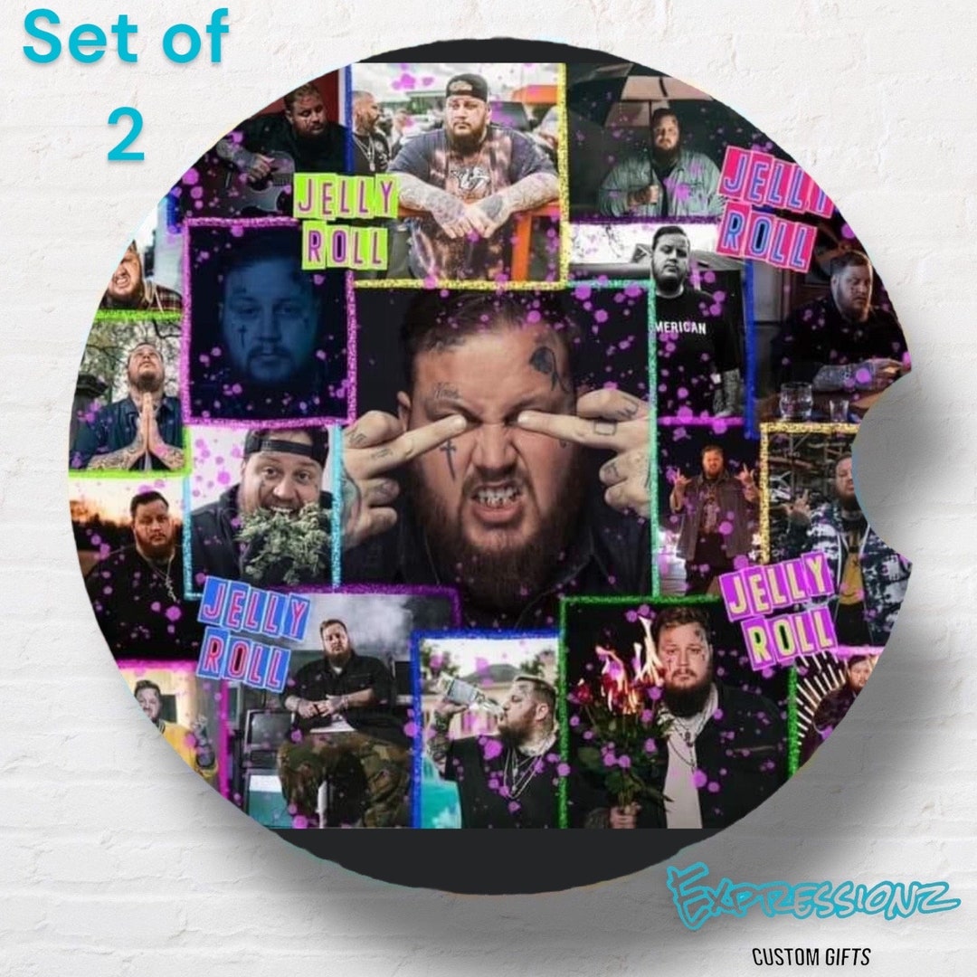 JELLY ROLL Car Coasters set of 2 Etsy