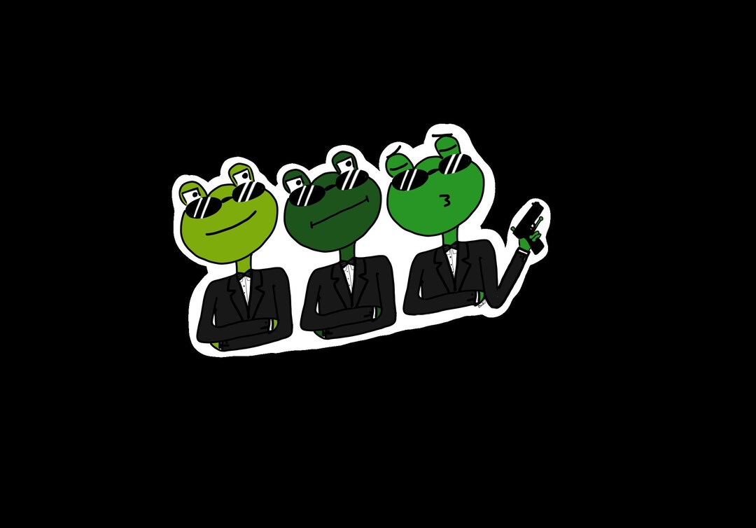 Original Design Frog Sticker - Etsy