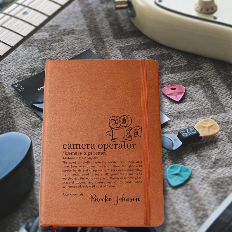 Personalized Christian Camera Operator Journal, Custom Worship Team ...