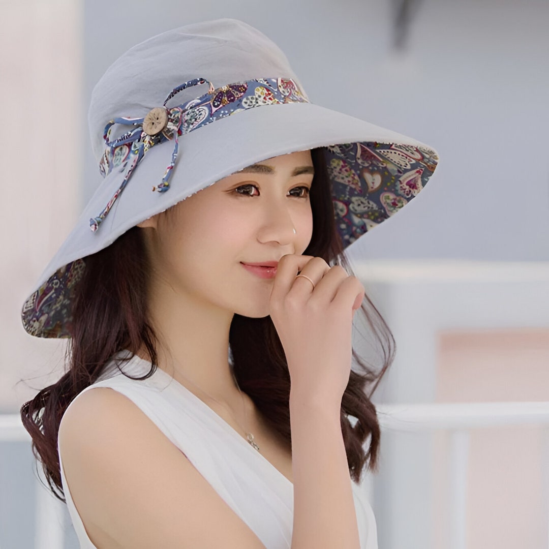 Womens Beach Hat Ladies Beach Hat Ladies Sun Hat Honeymoon - Etsy