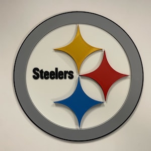 Steelers - Custom 3D Printed Man Cave Wall Art