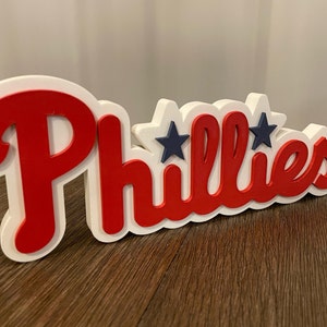Phillies / Adorno personalizado impreso en 3D / Figura de escritorio para el hogar