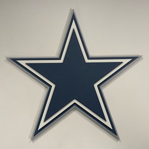 Cowboys - Custom 3D Printed Man Cave Wall Art
