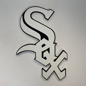 White Sox | Custom 3D Printed Sign | Wall-Mounted Decor for Man Cave