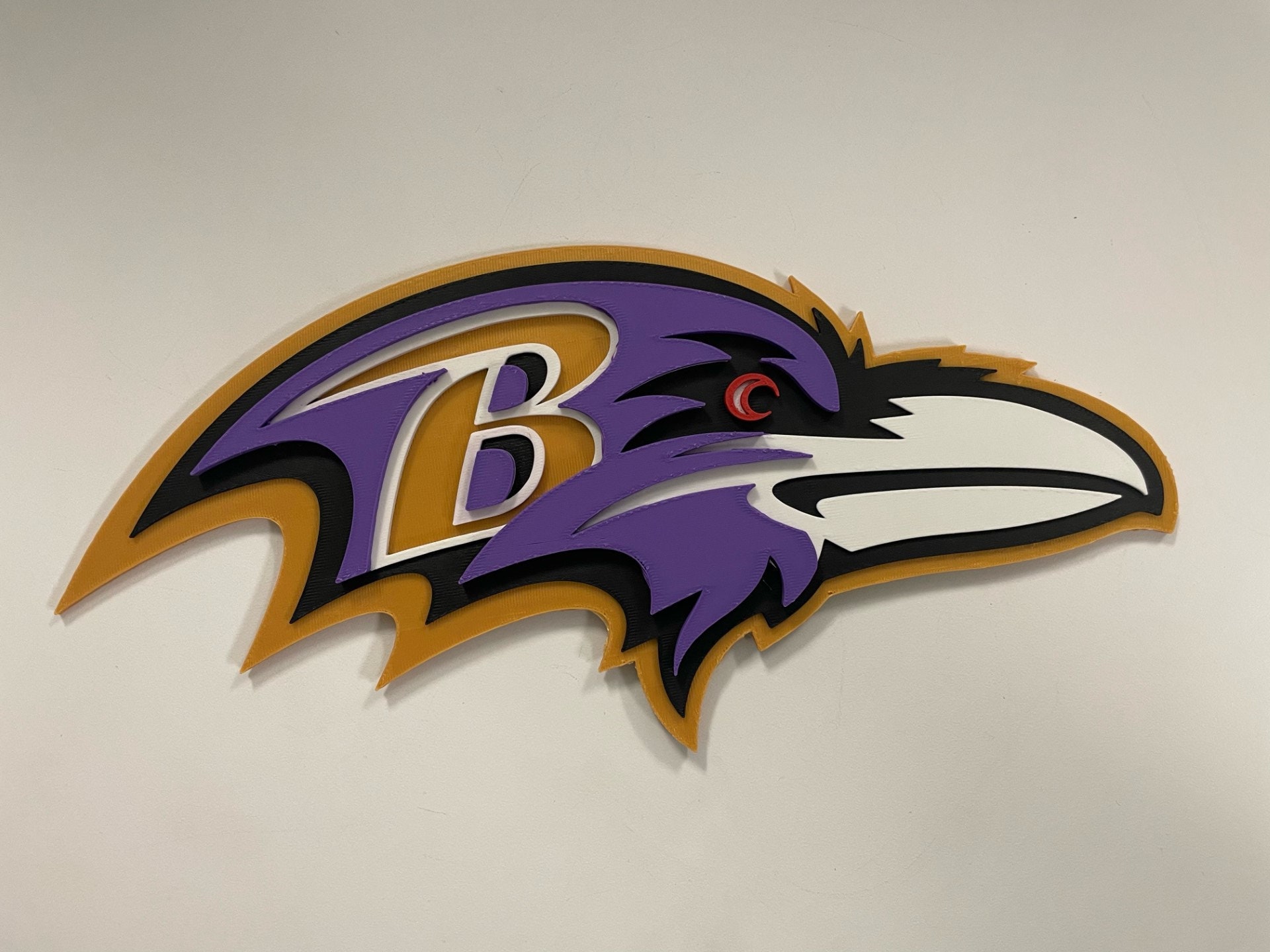 Ravens - Custom 3D Printed Man Cave Wall Art