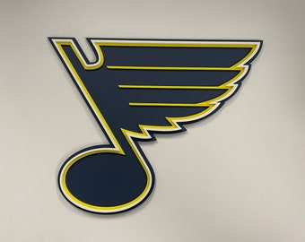 Blues | Custom 3D Printed Sign | Wall-Mounted Decor for Man Cave