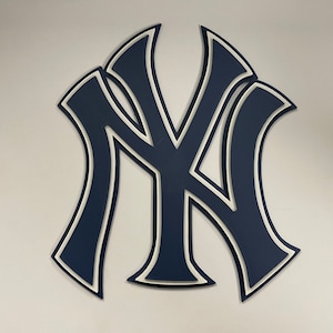 Yankees | Custom 3D Printed Sign | Wall-Mounted Decor for Can Cave