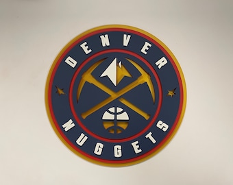 Nuggets | Custom 3D Printed Sign | Wall-Mounted Decor for Man Cave