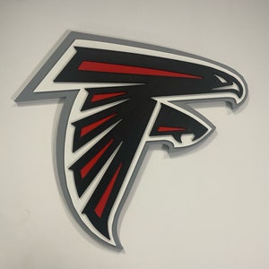 Falcons - Custom 3D Printed Man Cave Wall Art