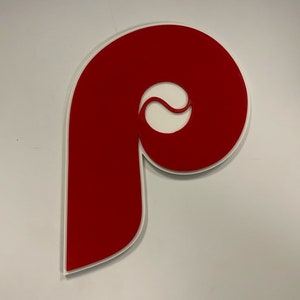 May include: A red and white stylized letter "P" logo. The letter is outlined in white and has a white inner shape.