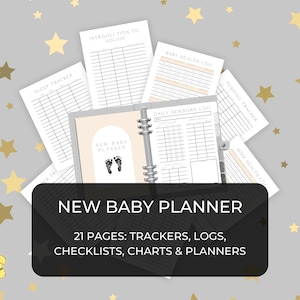 Newborn Planner. Gender Neutral. New Baby Daily Tracking Chart. Instant Download. Mom Baby Health Log. Printable Planner. New Mom Checklist.