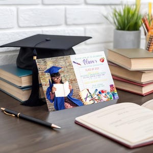 Kindergarten Graduation Invitation Canva. Editable Template. Kinder Announcement. Stepping Up Ceremony. Printable Invite Class of 2025. SCH2