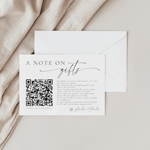 Honeymoon Fund Insert. Modern Minimalist Wedding Contribution Gift. Invitation Insert For Bridal Shower Or Wedding. Editable Template. GRD