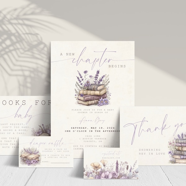 New Chapter Baby Shower Invite - Etsy
