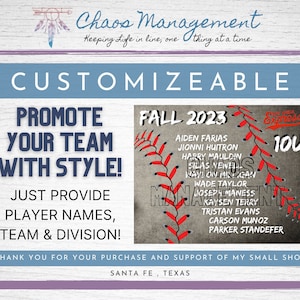Digital Sports Team Roster