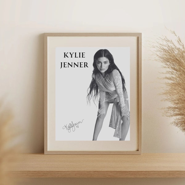 Kylie Jenner Poster Etsy