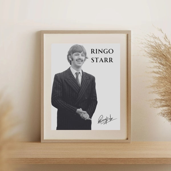 The Beatles Ringo Starr poster- digital product