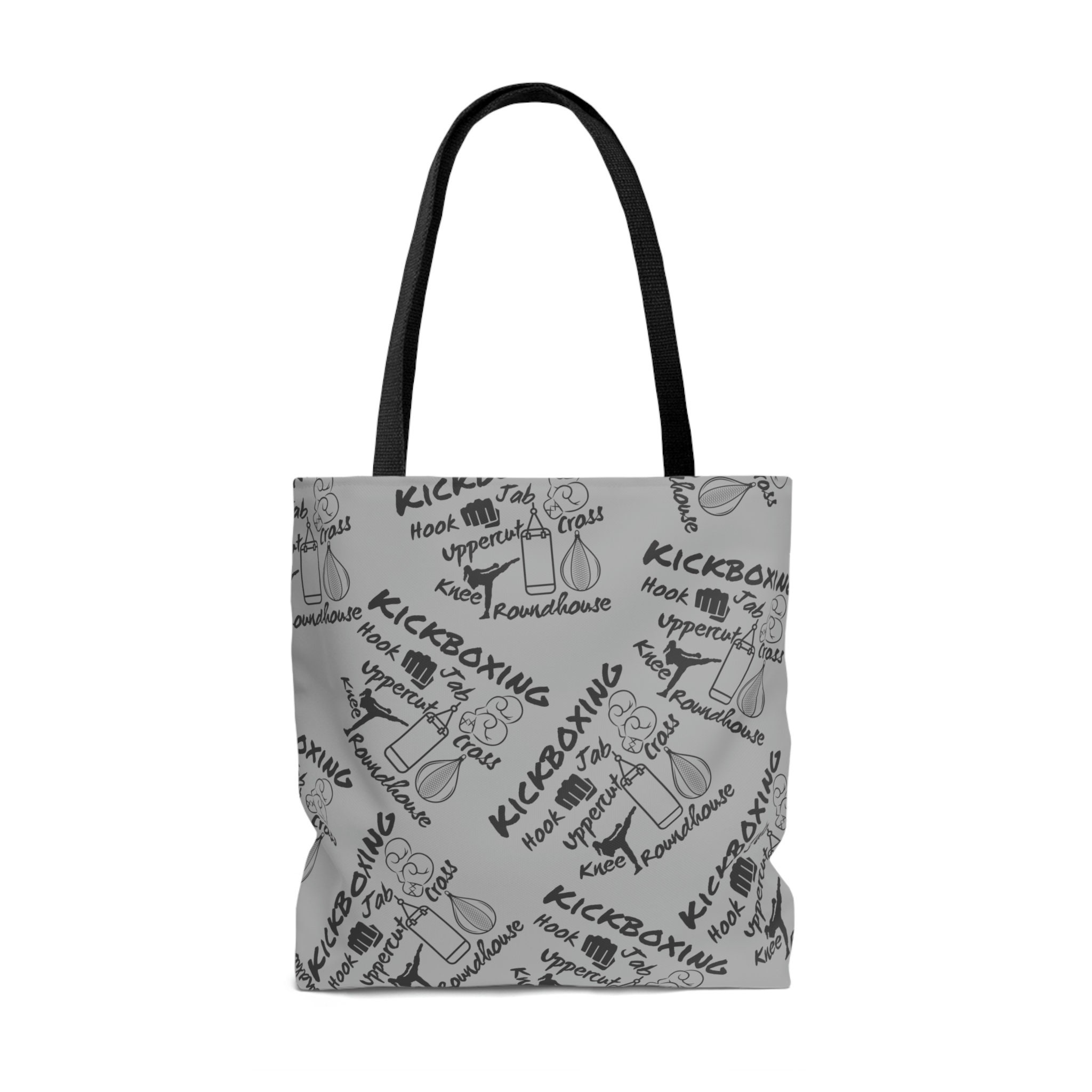 Kickboxing Tote Bag, Graphic Kickboxing Tote, Kickboxer Gift, Reusable