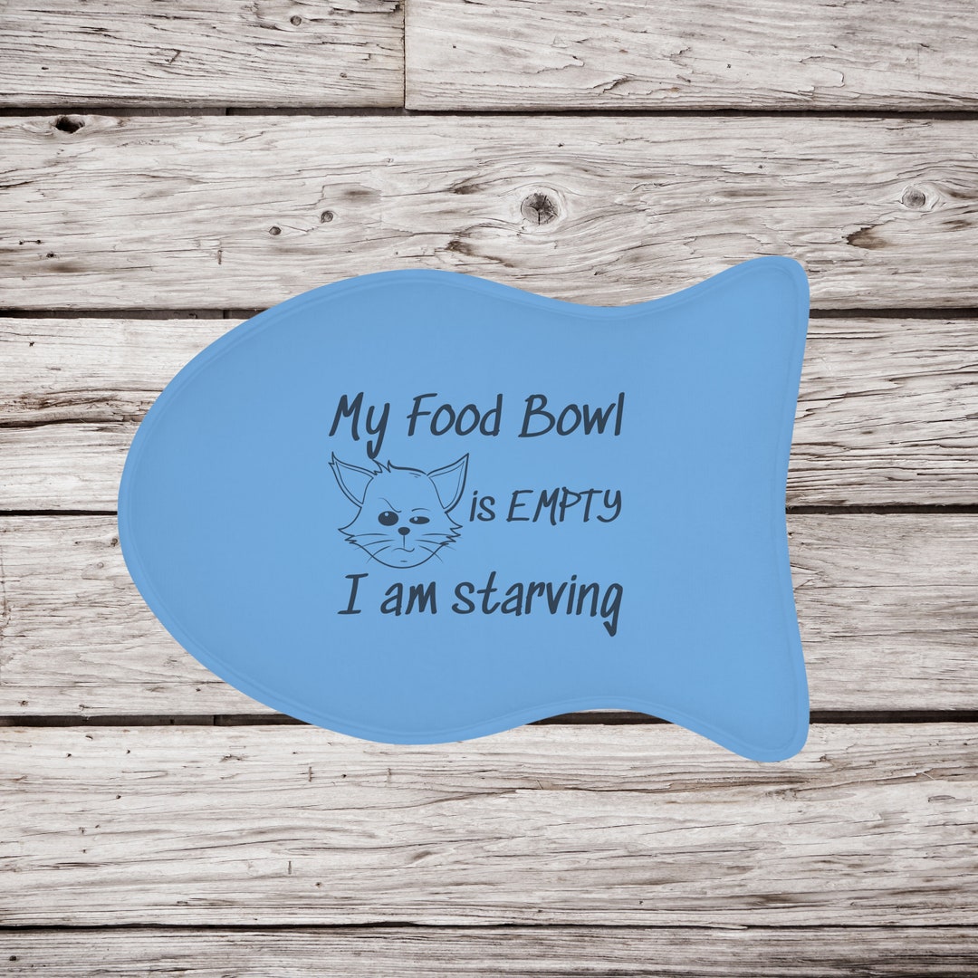 Funny Cat Feeding Mat, Pet Food Floor Mat, Cat Lover Gift, Sassy Cat