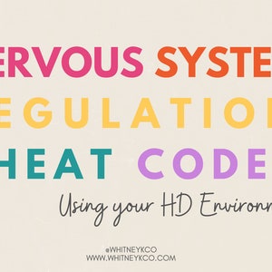 Fuskkoder för nervsystemet - Använda variabeln Human Design Environment som ett NS-regleringsverktyg