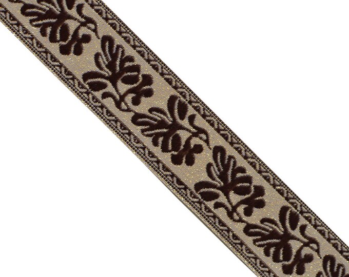 Golden Brown 005 Silk Jacquard