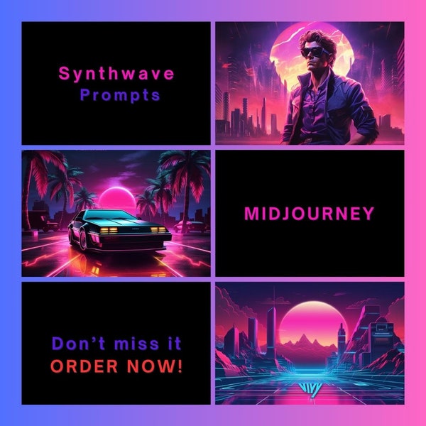 100+ Midjourney Synthwave Art Prompts for Rad Artistic Adventures!